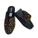 Zueco alto animal print de Salemera