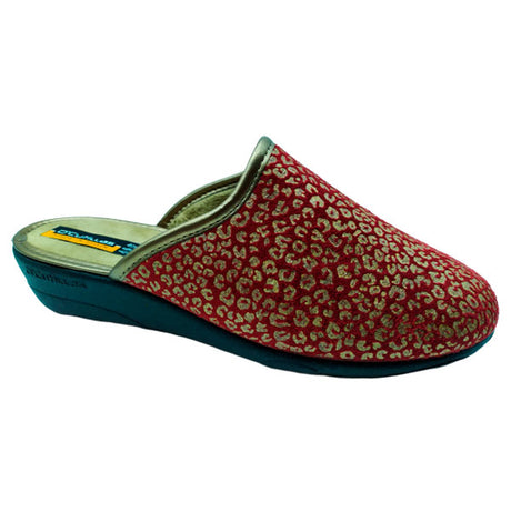 Zapatilla de casa dorada de Doctor Cutillas