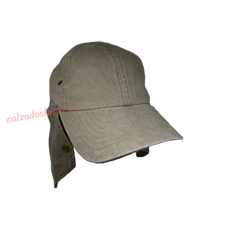 Gorra de verano con faldón trasero