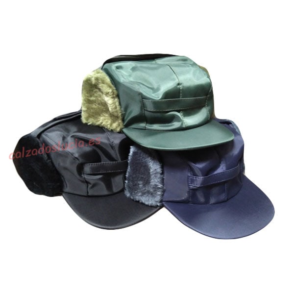 Gorra con orejeras impermeable