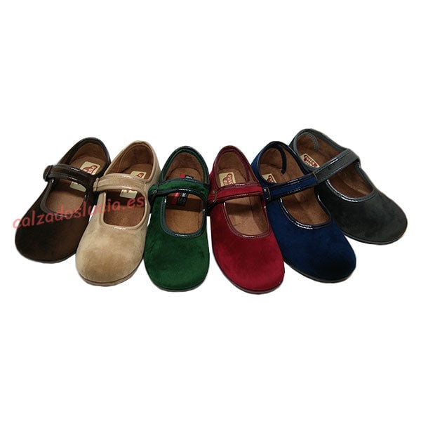 Mercedita de terciopelo y charol de Vulca-Bicah