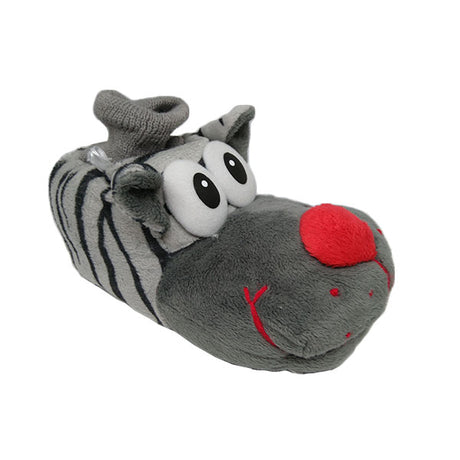 Pantufla cebra para niños pequeños