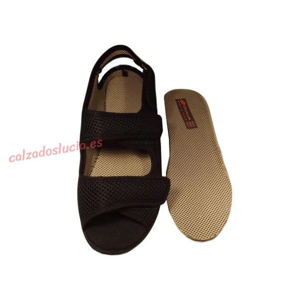 Zapatilla sandalia velcros y plantilla D.Cutillas