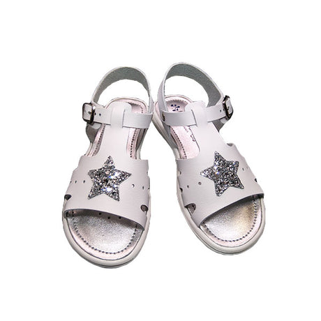 Sandalia estrella de purpurina Titanitos