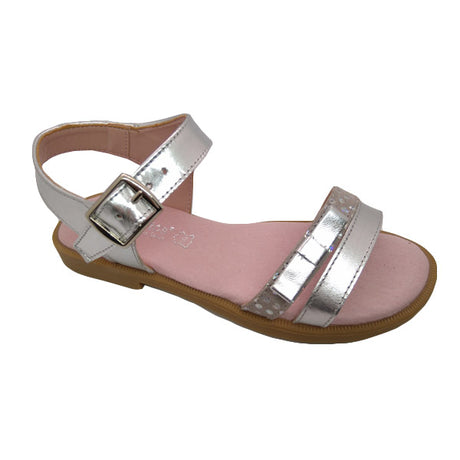 Sandalia de niña en plata