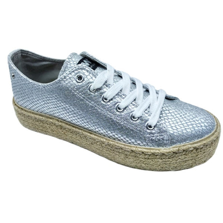 Zapatilla plataforma metalizada Break & Walk