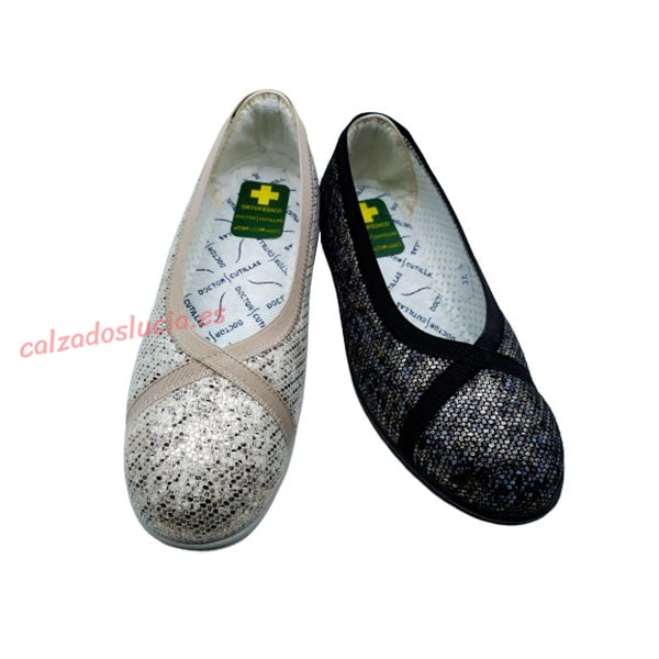 Zapatilla mujer Doctor Cutillas con cuña