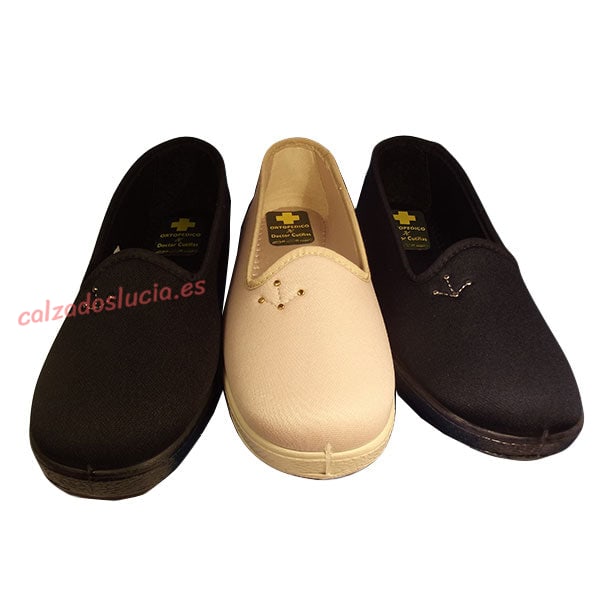 Zapatilla para pies anchos de mujer Doctor Cutillas