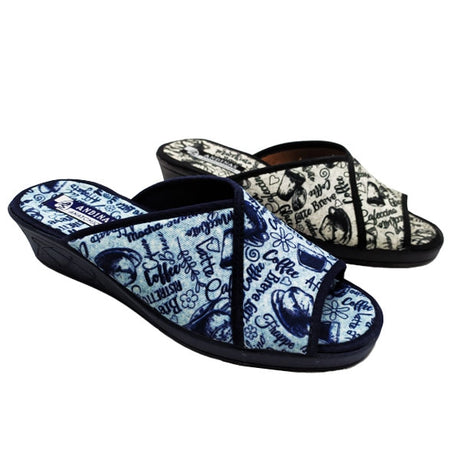 Chinela de cuña Andinas con dedos descubiertos