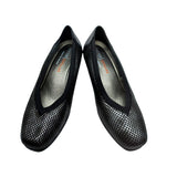 Zapato de tacón bajo licra adaptable
