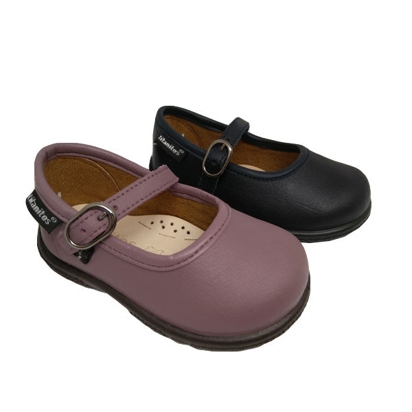 Mercedita de bebé en marino y rosa oscuro Titanitos