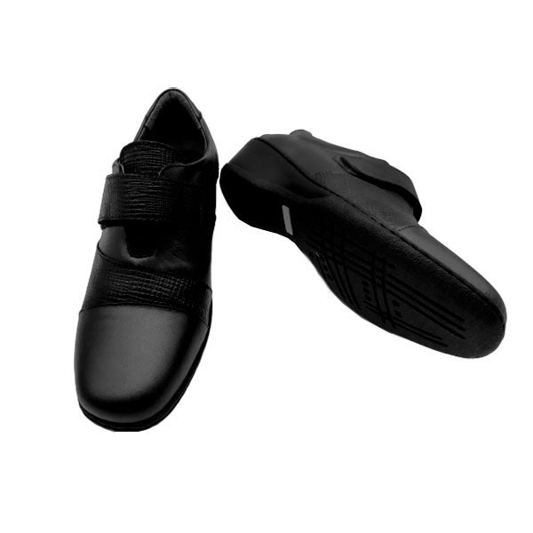 Zapato piel grabada con velcro Notton